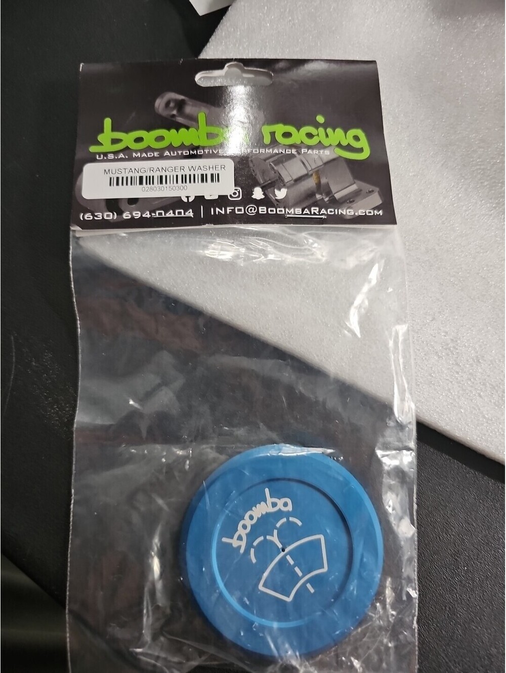 Boomba Racing for CIVIC X WASHER CAP Natural Aluminum